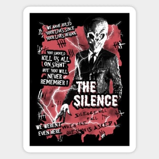 Doctor who the silence vintage horror poster Magnet